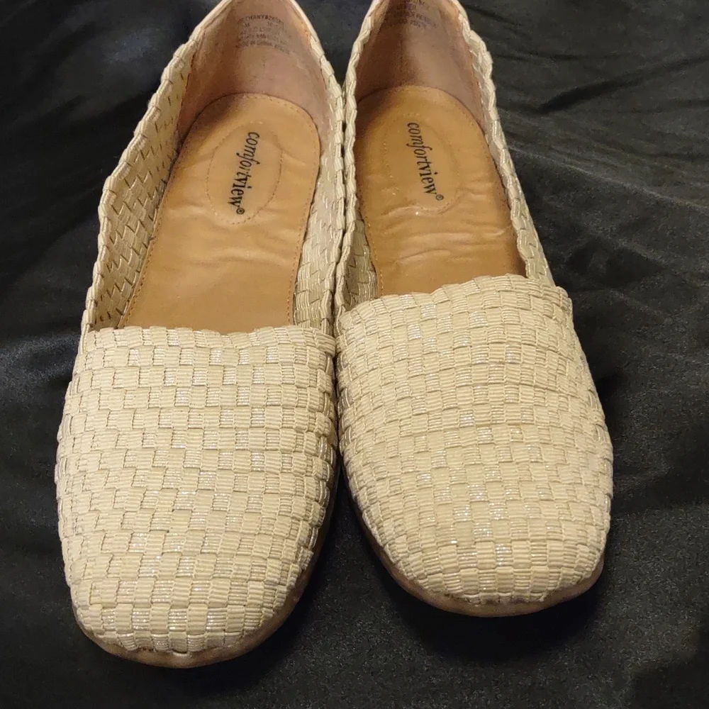 Comfortview Bethany Woven Flats Size 11 - Picture 3 of 4